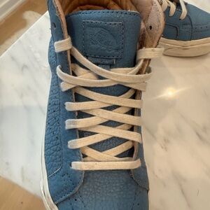 Vans Beige and White Sneakers